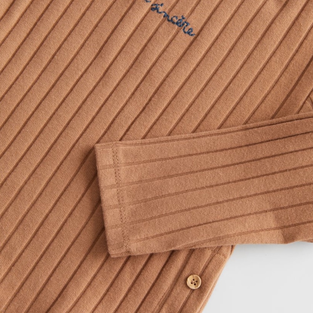 Zara Soft Touch Ribbed Top - Picture 3 of 7